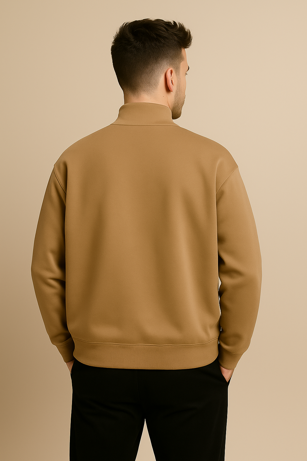 Quarter-Zip Utility Sweatshirt