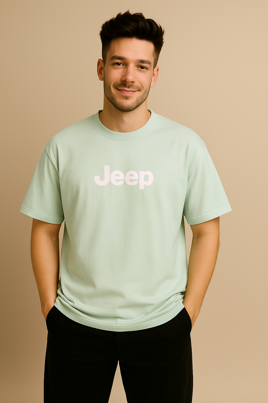 Oversized Graphic Print Drop Shoulder T-shirt