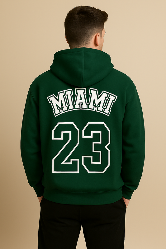 Miami 23 Varsity Hoodie – Green