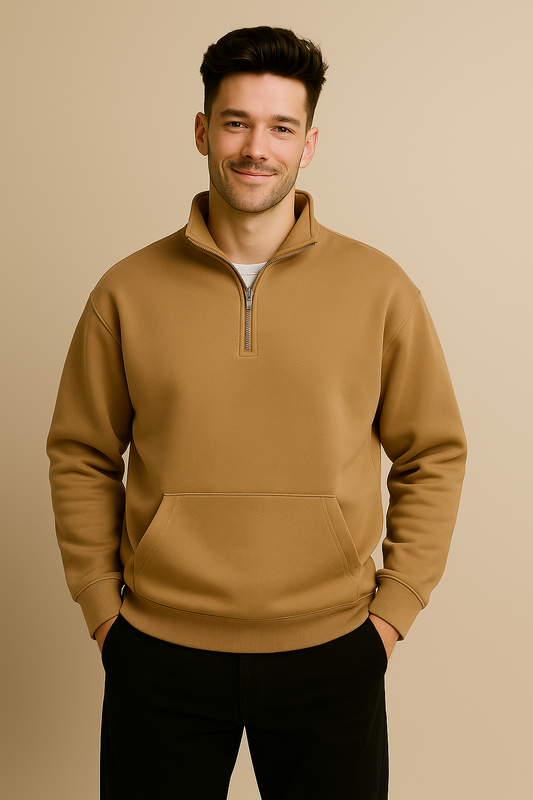 Quarter-Zip Utility Sweatshirt