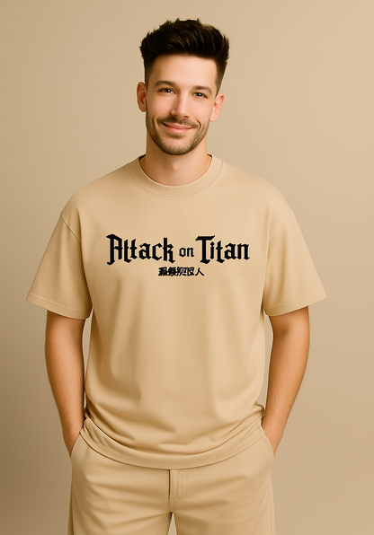 Baggy Cotton Round Neck T-Shirt